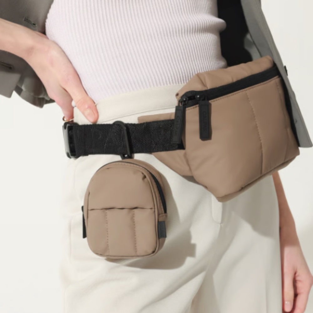 Calpak Luka Backpack Key Pouch in Chocolate - Picture 2 of 6